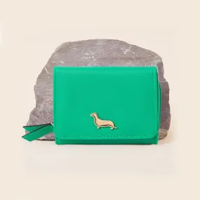 Accessorize London Green Sausage Dog Purse