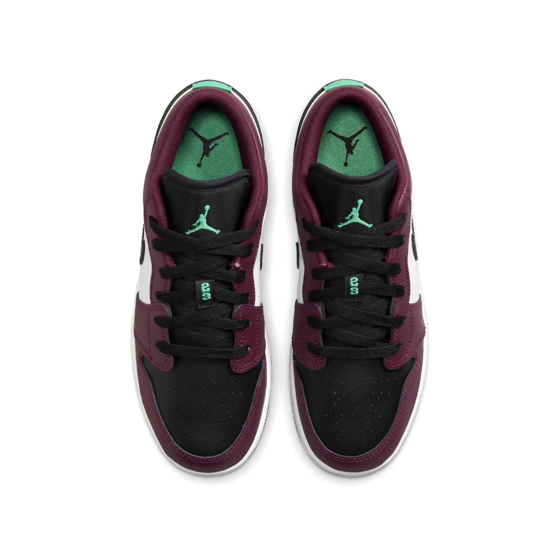 Air Jordan 1 Low GS 'Dark Beetroot Roma Green'