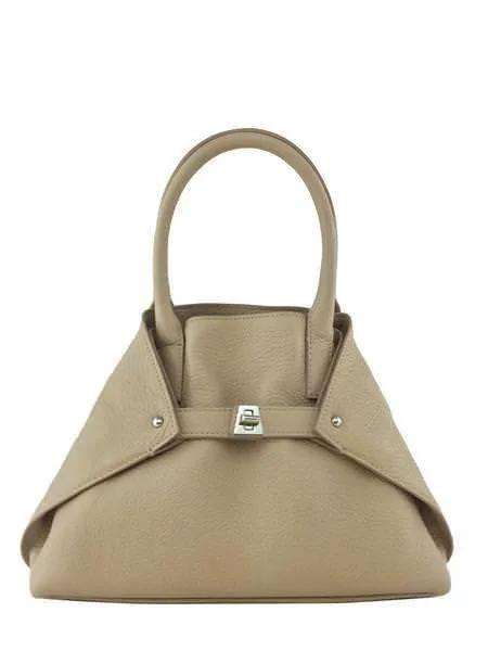 Akris Little Ai Convertible Leather Tote Bag