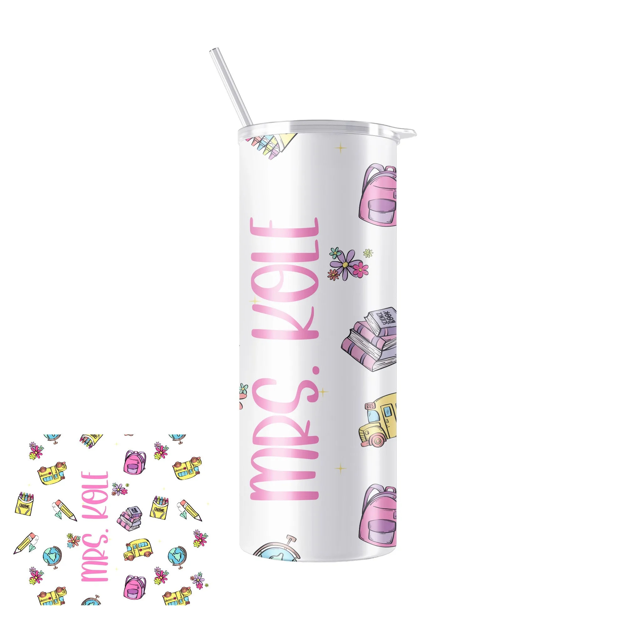 Back to School '24 - Personalized 20 oz Tumbler