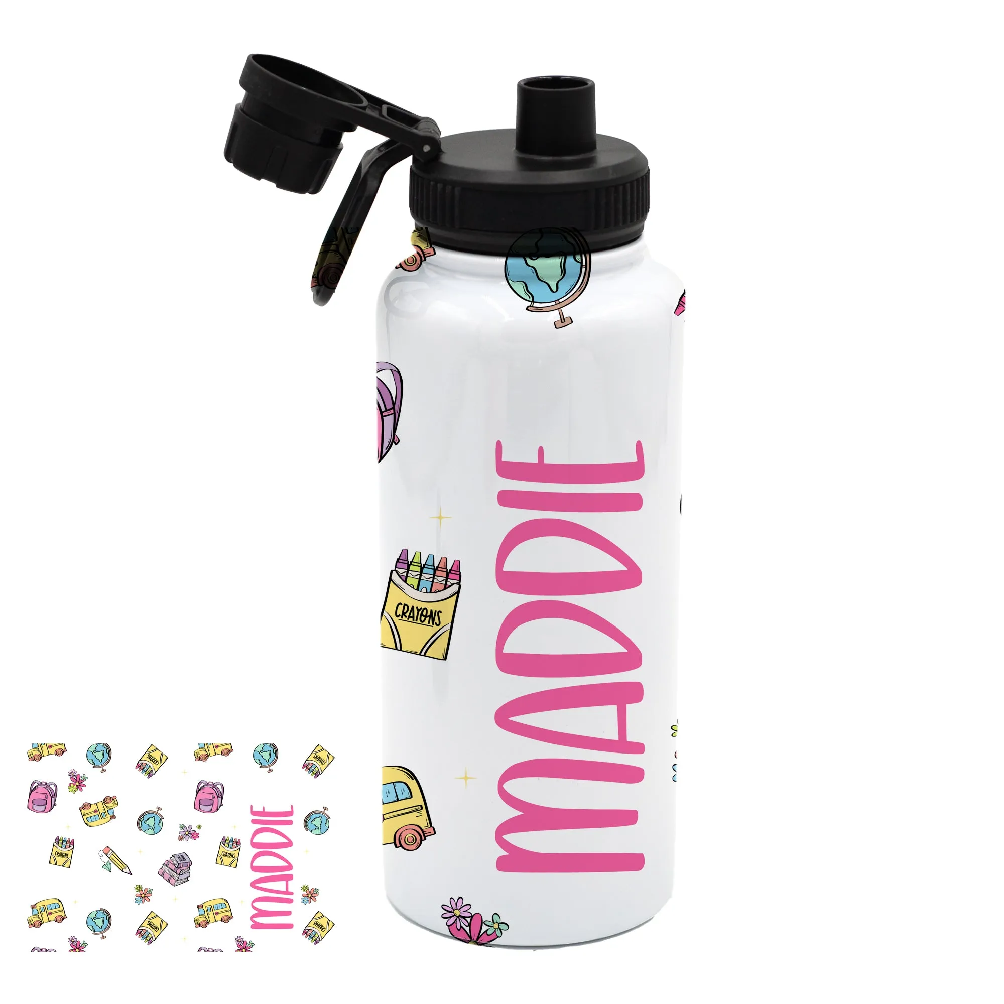 Back to School '24 - Personalized 32 oz Insulated Bottle