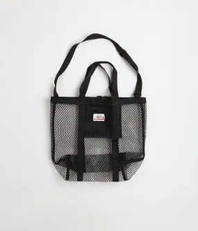 Battenwear Mesh Tote Bag - Black / Black