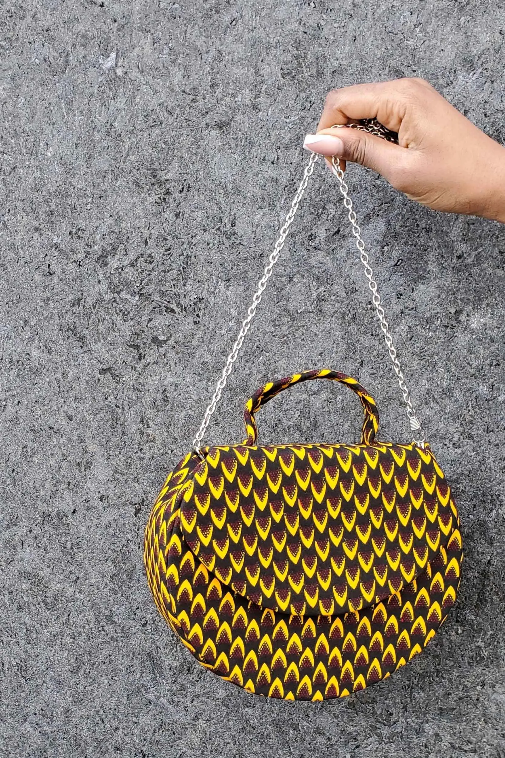 BENITA-RONDE African print Mini bag