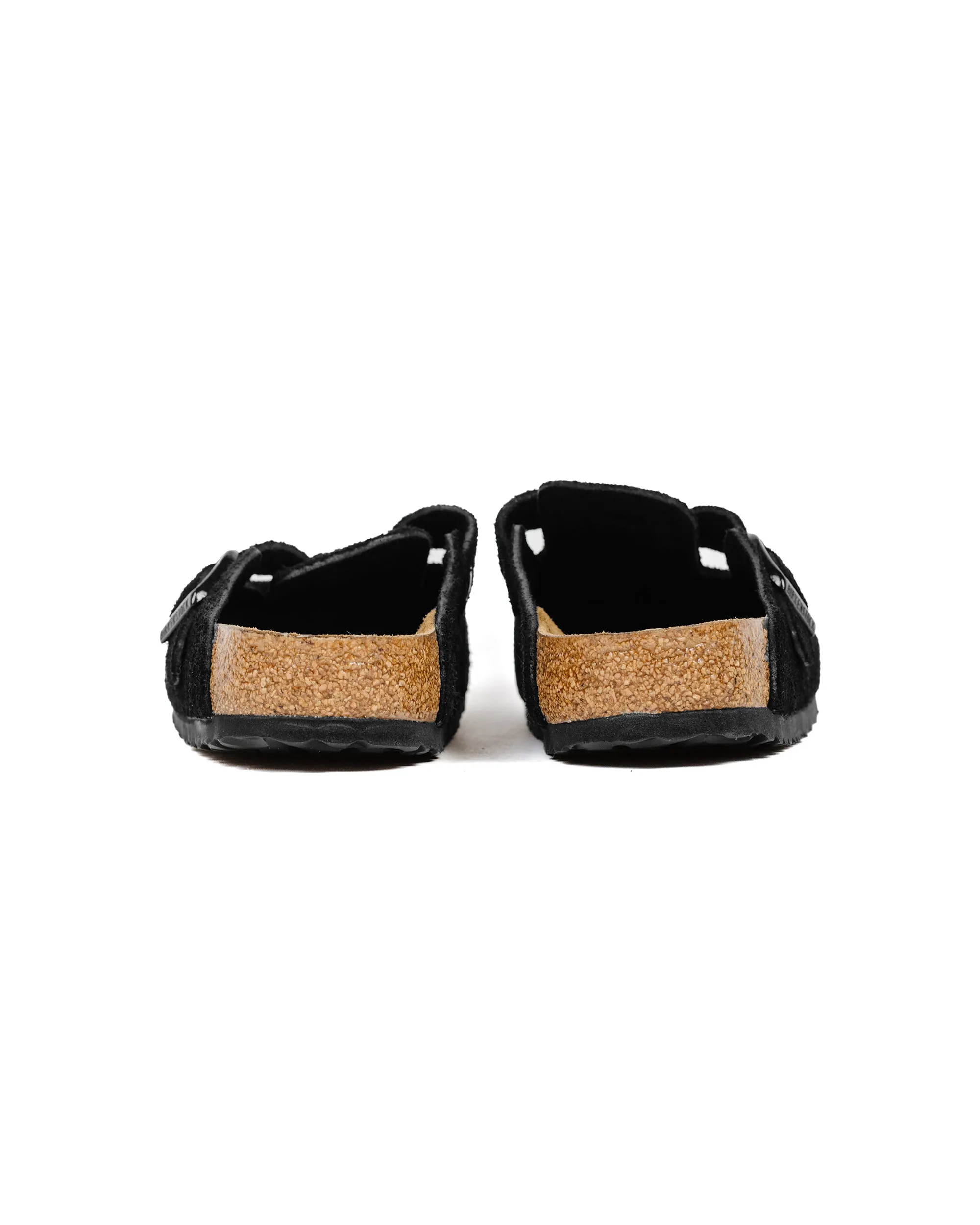 Birkenstock Boston Black Suede