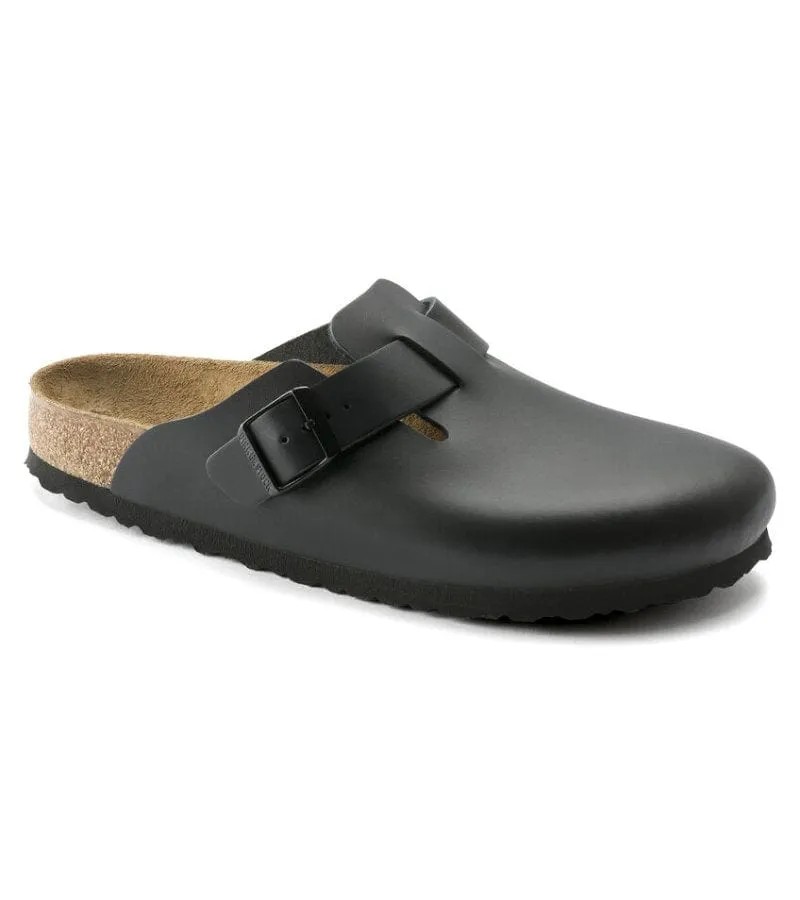 Birkenstock Boston Mens Leather Slip On Clog Shoe 60191