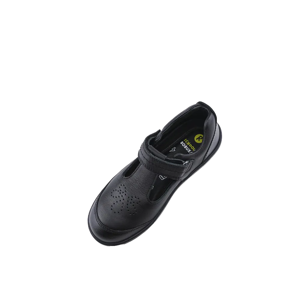 Bobux Kid  Brave Black School Shoe