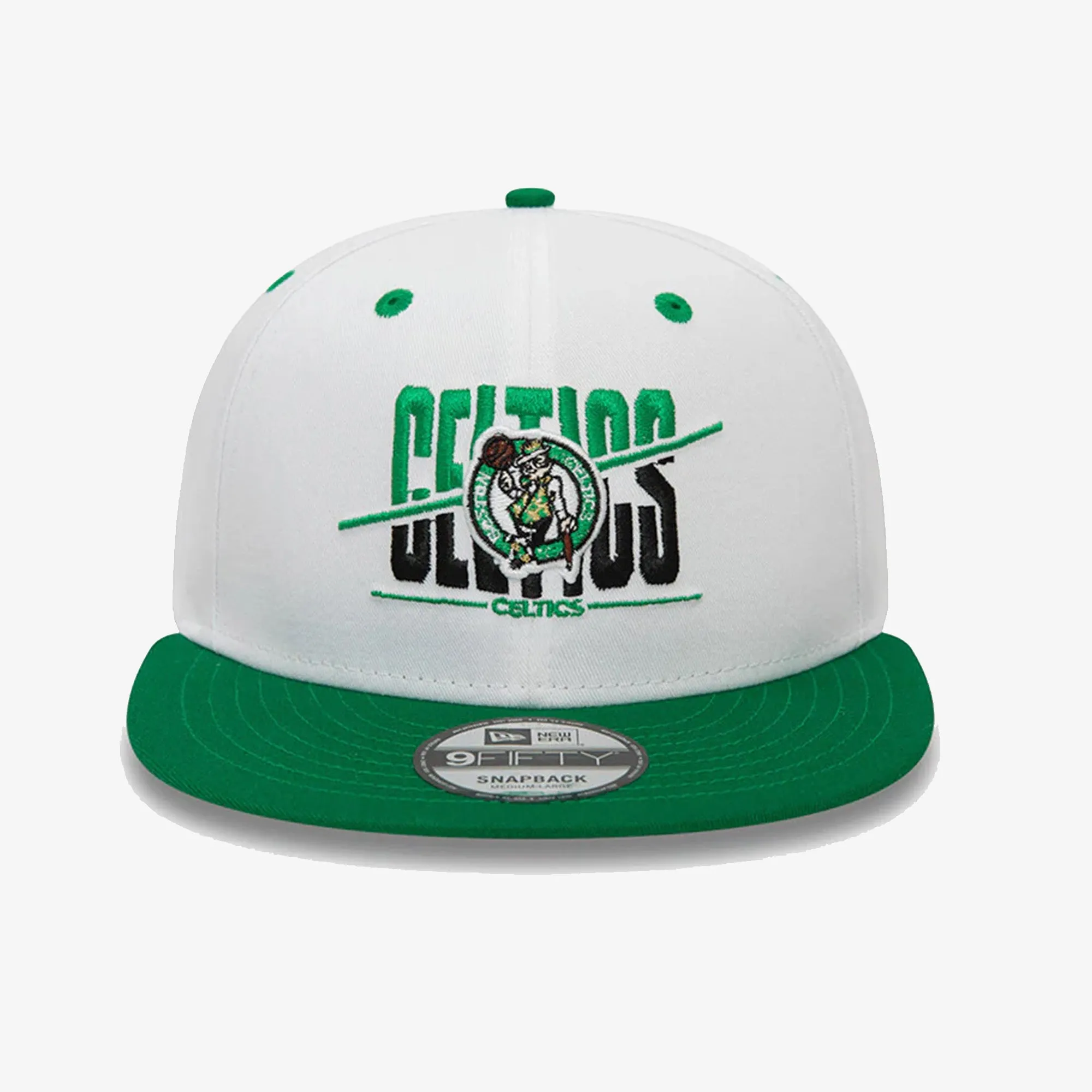 BOSTON CELTICS CROWN 9FIFTY SNAPBACK CAP 'WHITE'