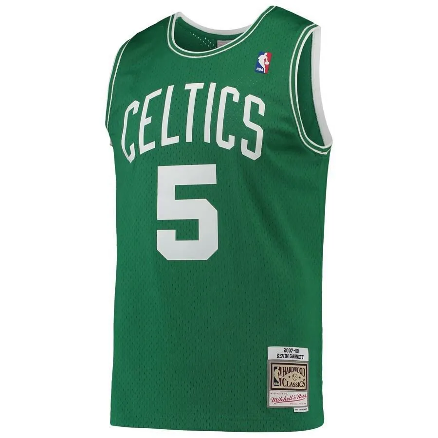 Boston Celtics Kevin Garnett Mitchell and Ness Hardwood Classics 2007-08 Swingman Jersey Mens - Green | Ireland J3563A1