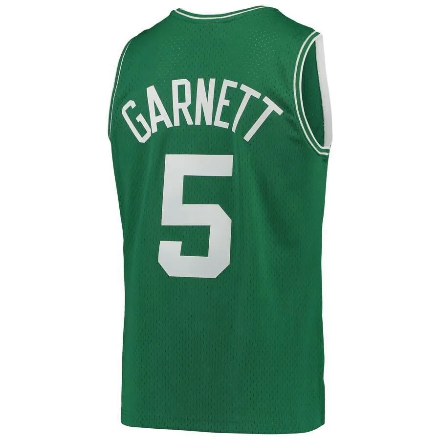 Boston Celtics Kevin Garnett Mitchell and Ness Hardwood Classics 2007-08 Swingman Jersey Mens - Green | Ireland J3563A1