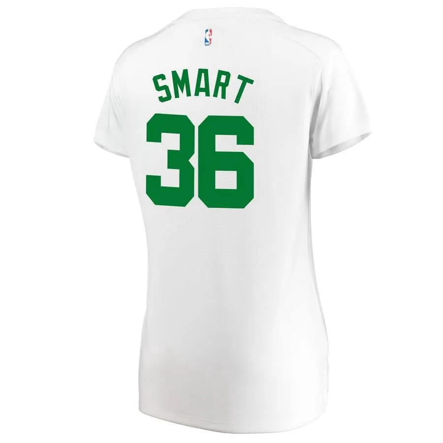 Boston Celtics Marcus Smart Fanatics Branded Fast Break Player Association Jersey Womens - White | Ireland W0402A7