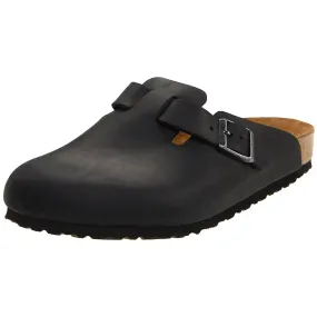 Boston Natural Leather Unisex Clogs