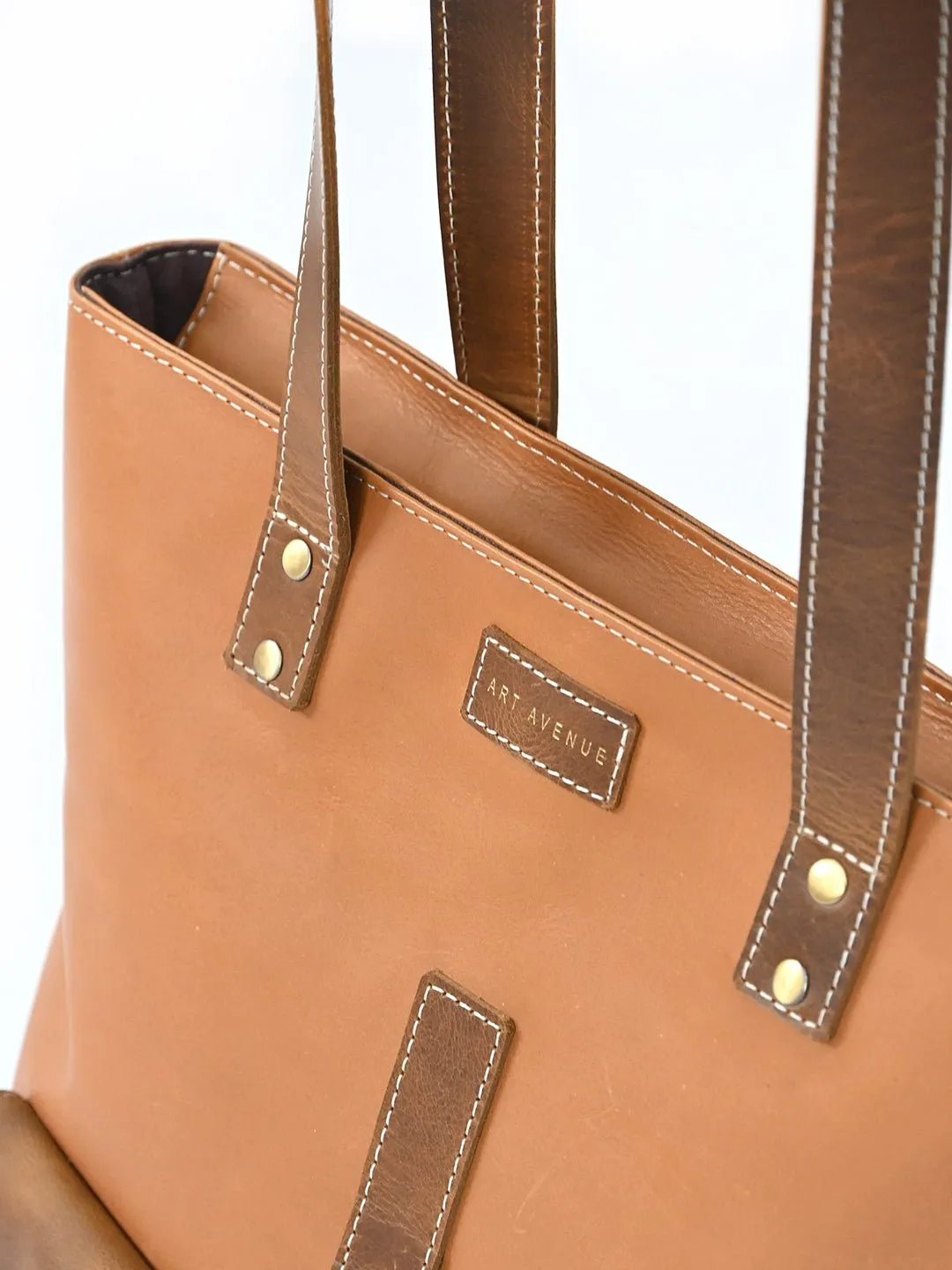 BRAWNY - LEATHER TOTE BAG