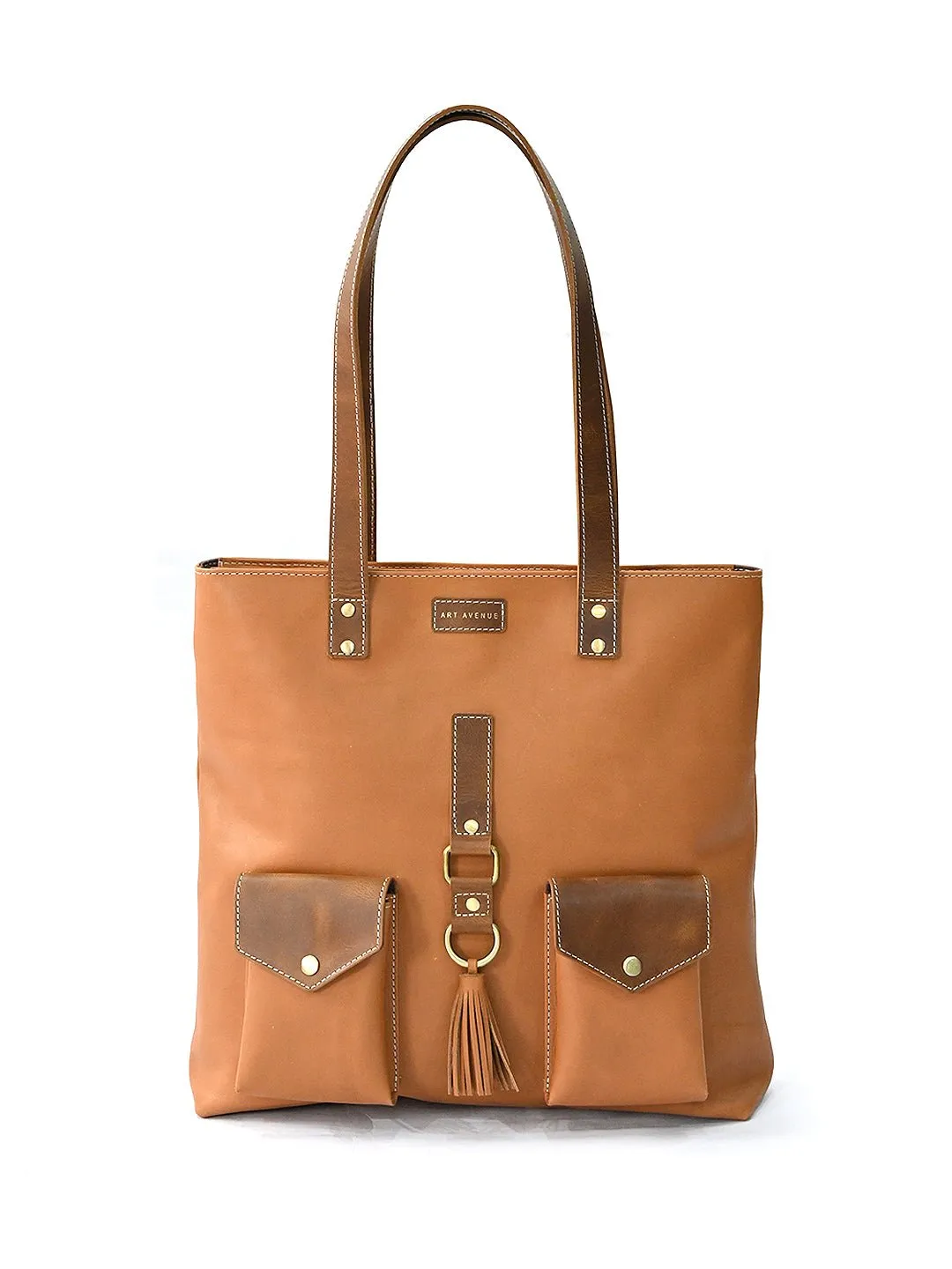 BRAWNY - LEATHER TOTE BAG