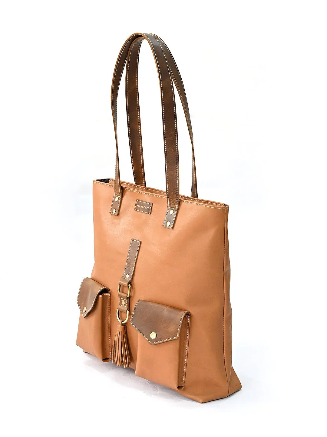 BRAWNY - LEATHER TOTE BAG