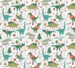 Christmas Dinosaur Wrap