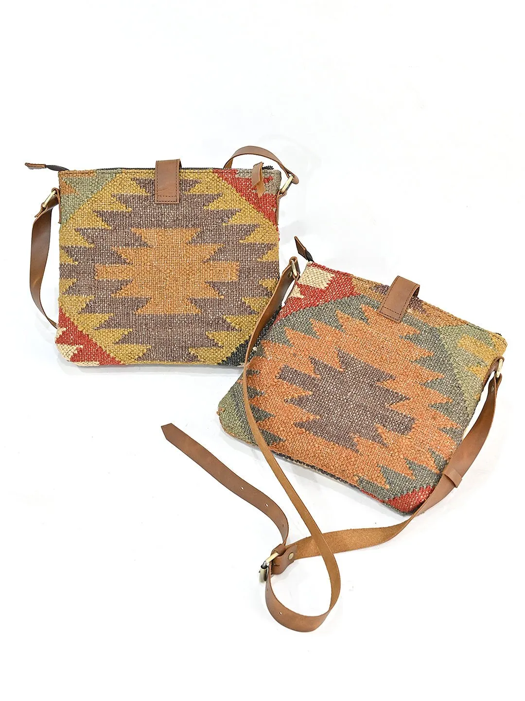 COMFREY  - KILIM & LEATHER   BAG