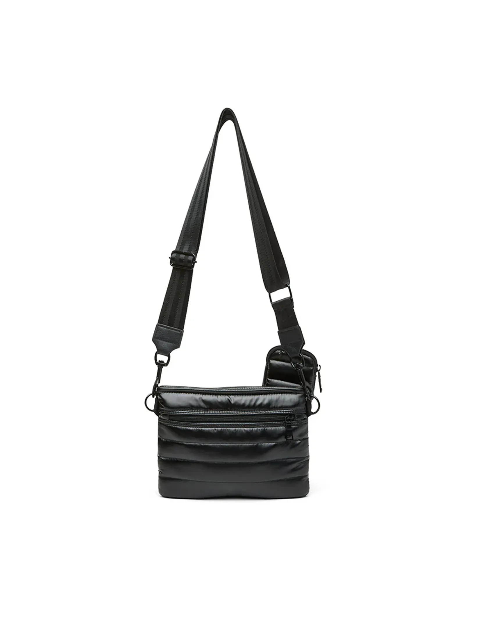 Downtown Crossbody, Pearl Black/Black