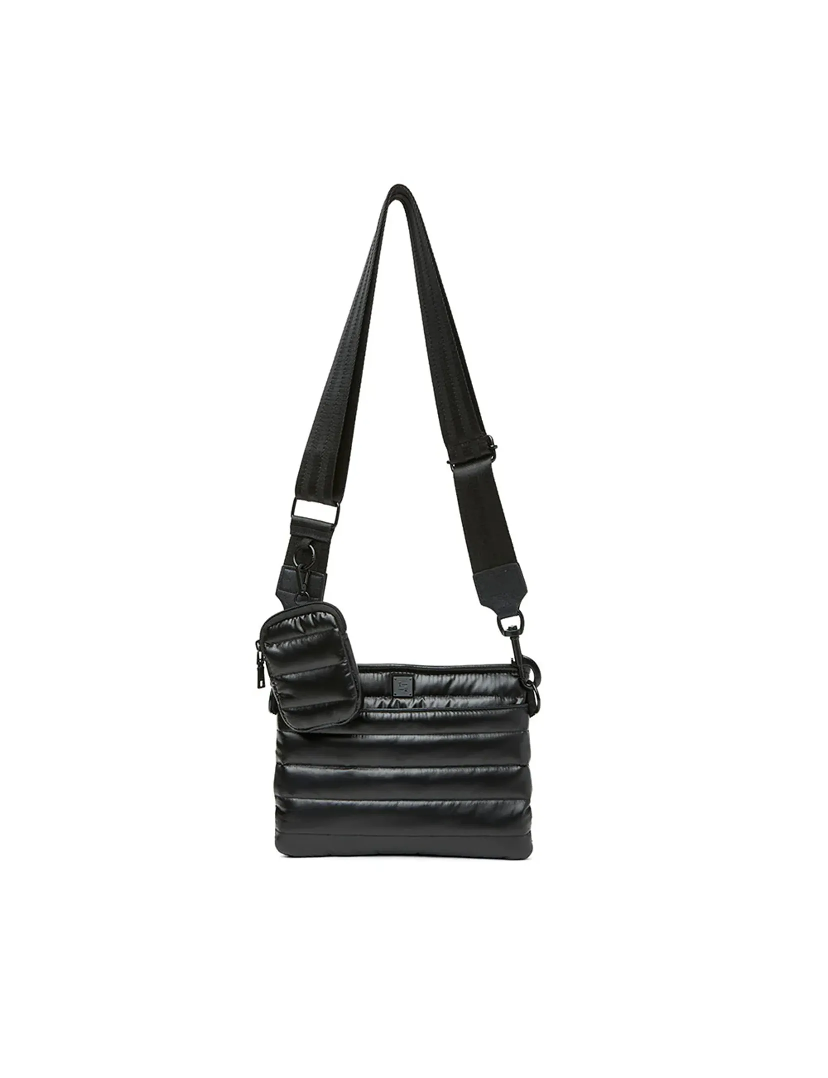 Downtown Crossbody, Pearl Black/Black