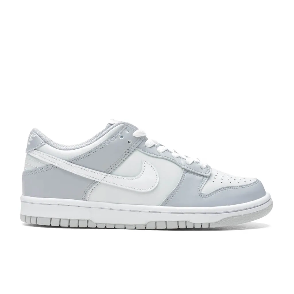 Dunk Low (GS) - Pure Platinum/White/Wolf Grey