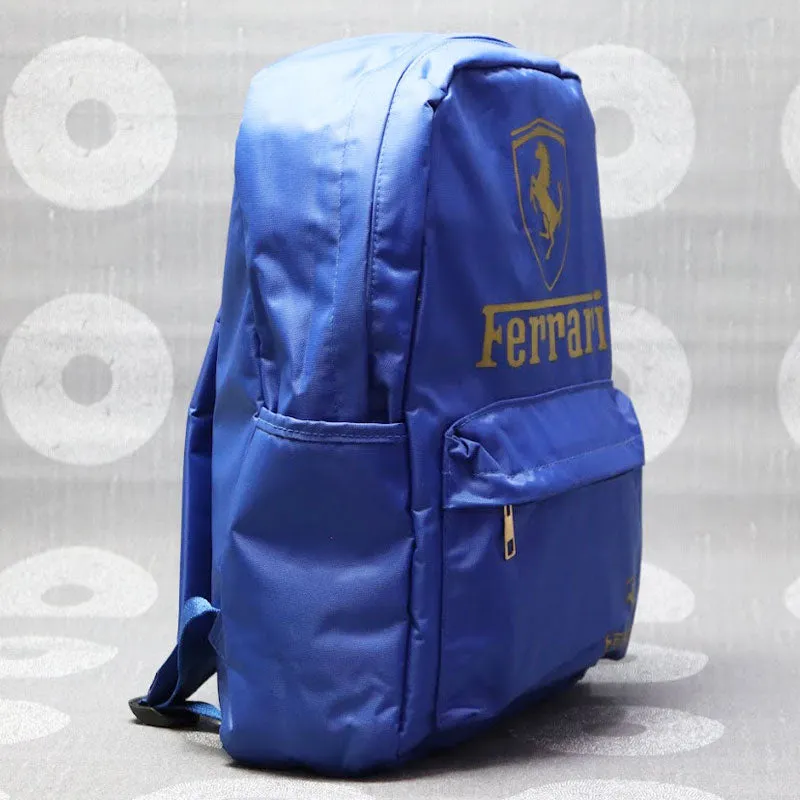 FERRARI Backpack For Boys And Girls, High Quality School Bags, Laptop Backpack Hostel Shoulder Bag