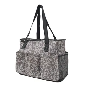 Floral Vines NGIL Large Utility Caddy Tote