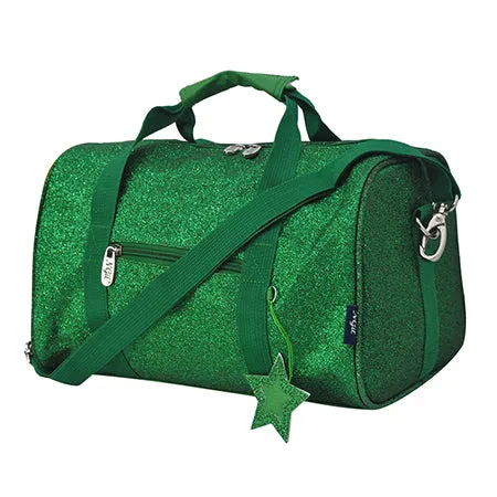 Green Mini Glitter NGIL Duffel Bag