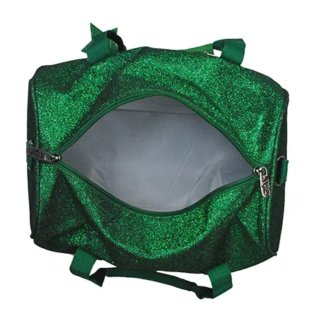 Green Mini Glitter NGIL Duffel Bag