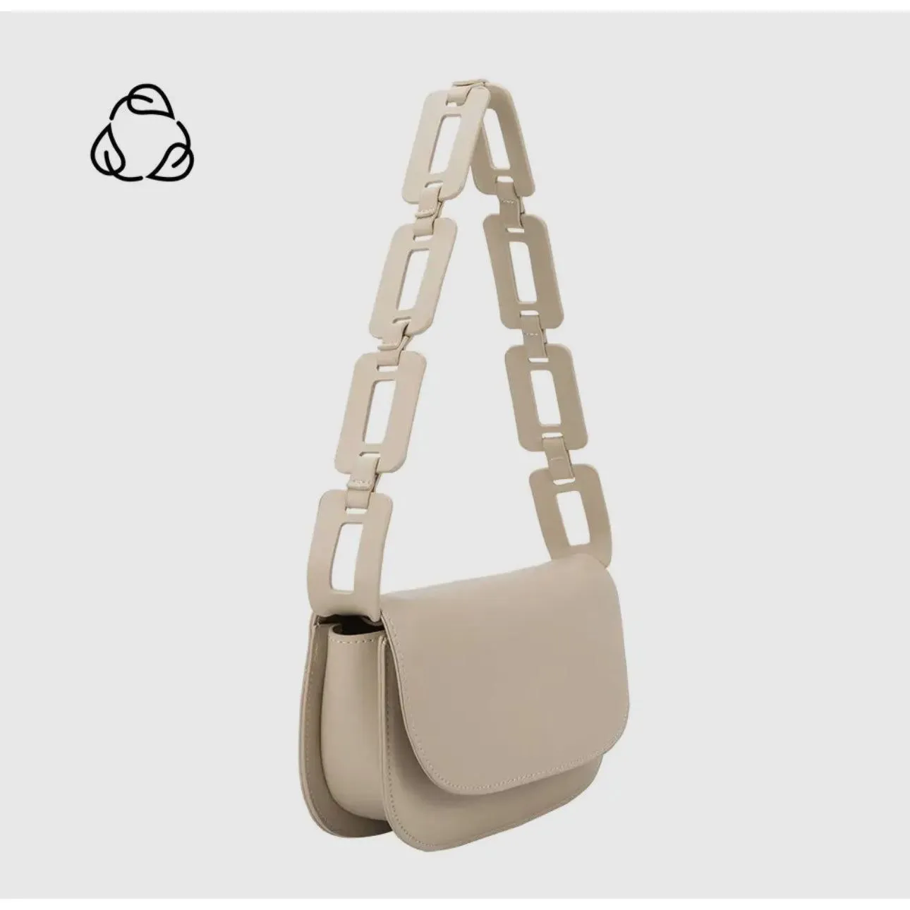 Inez Bone Recycled Vegan Shoulder Bag