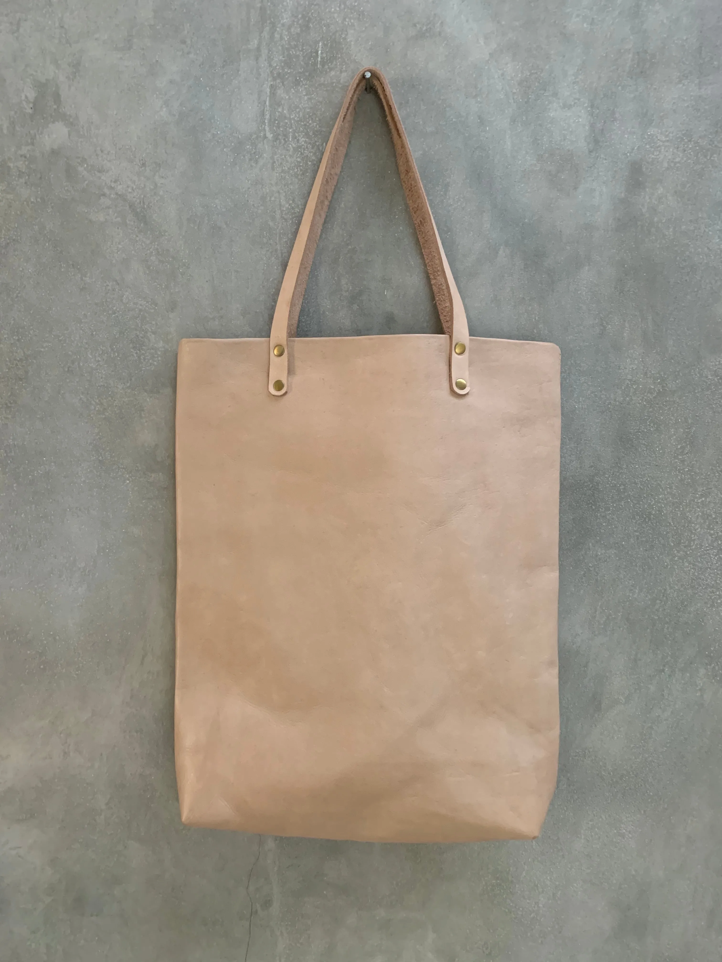 LEATHER COLLECTION - KECIL [small] tote bag