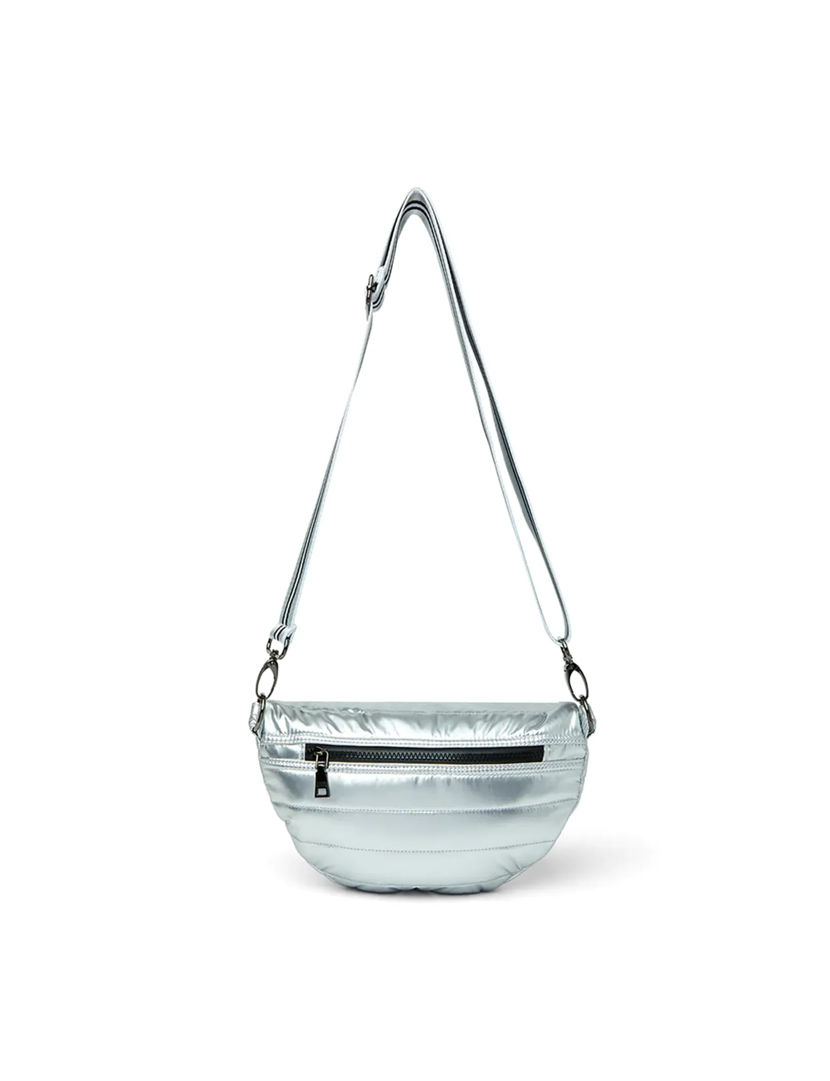 Little Runaway Crossbody, Pearl Silver