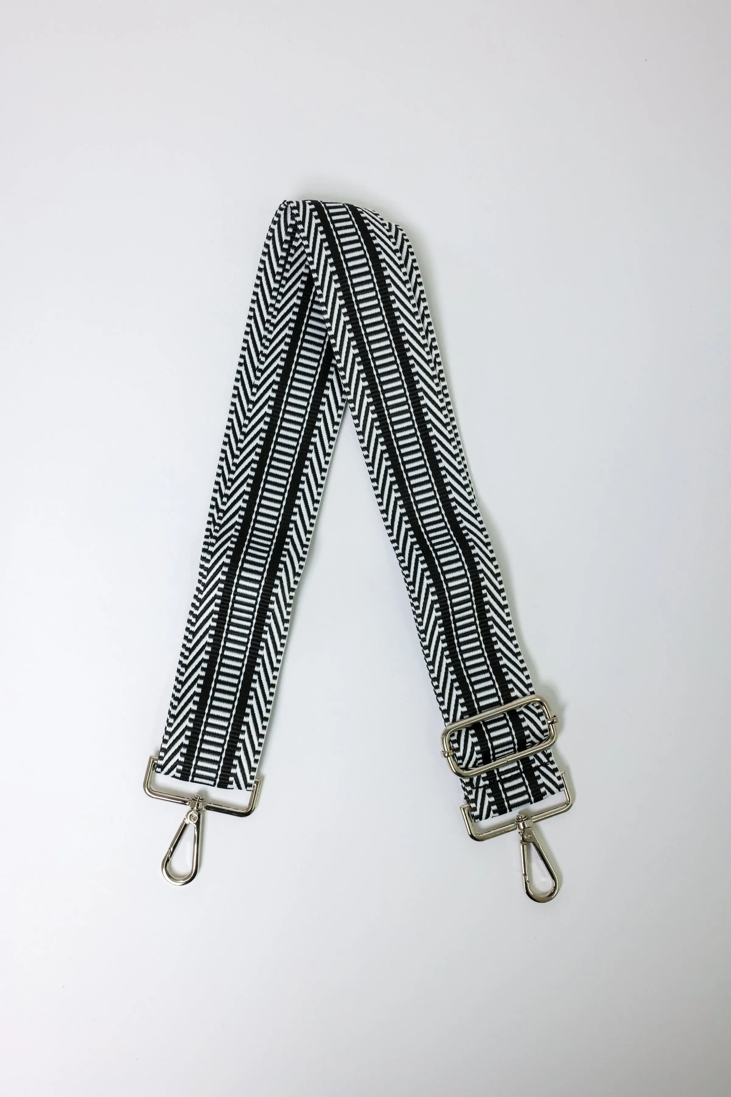 Metro Navy White Bag Strap