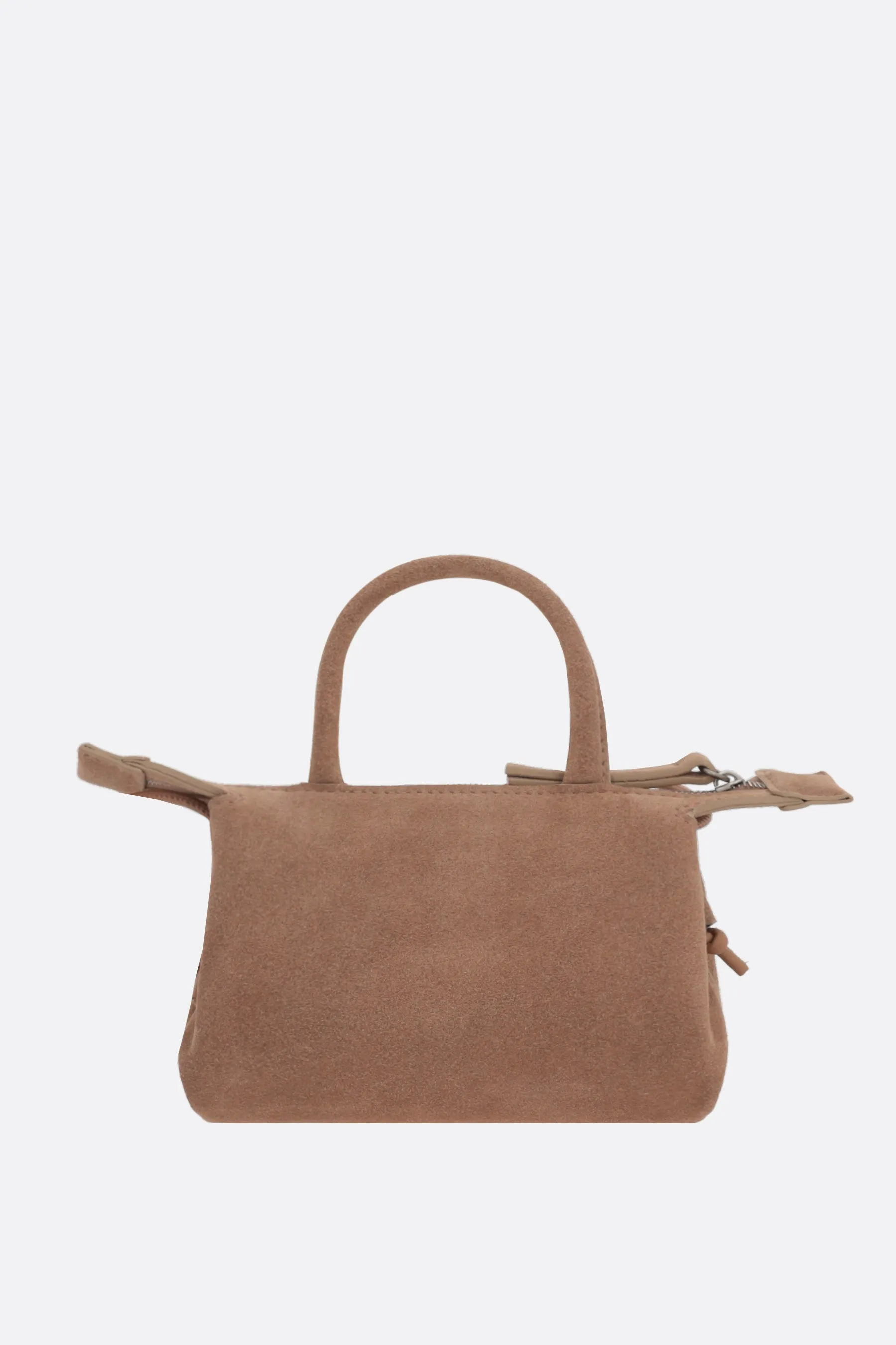 Microdritta suede handbag