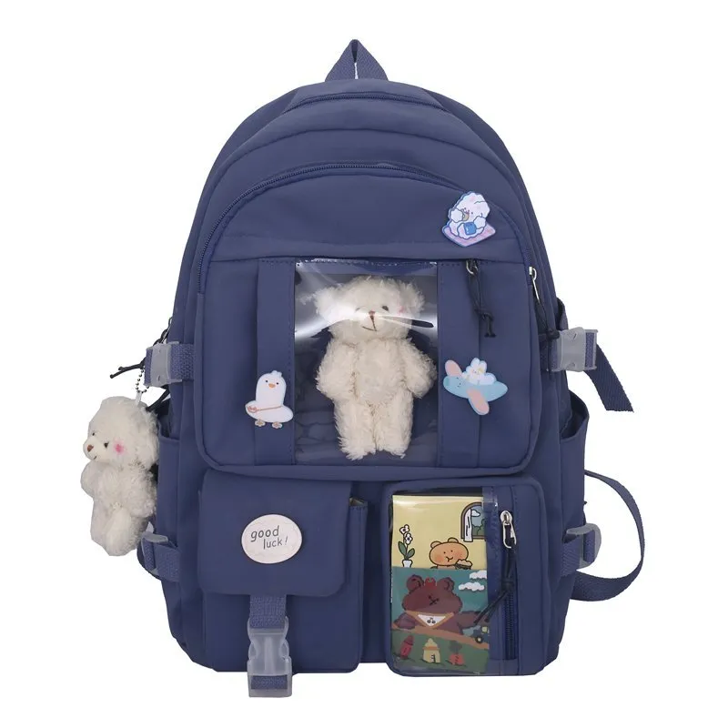 Multipocket High School Backpack 17'' - Cupcake