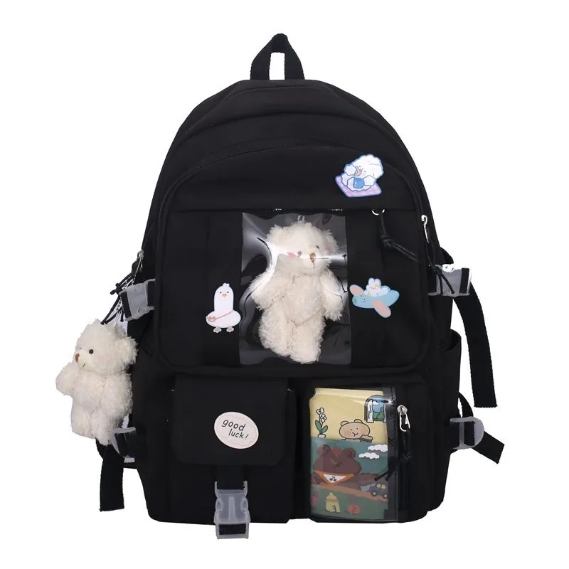 Multipocket High School Backpack 17'' - Cupcake