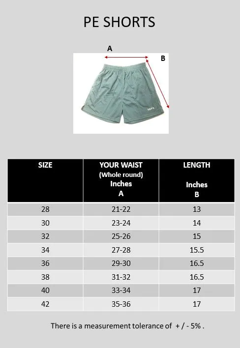 NBPS PE Shorts