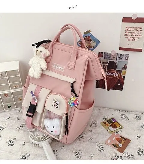 Preppy Candy Colors Backpack