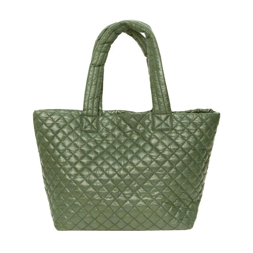 Quilted Padded Puffer Tote Bag