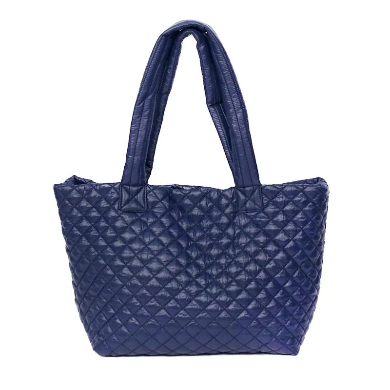 Quilted Padded Puffer Tote Bag