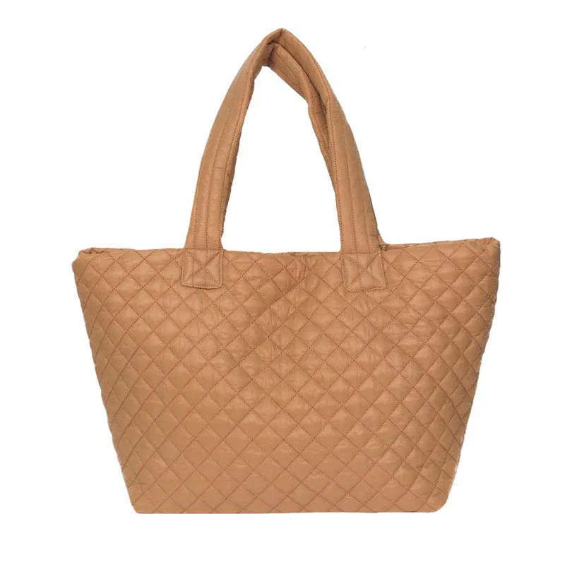 Quilted Padded Puffer Tote Bag