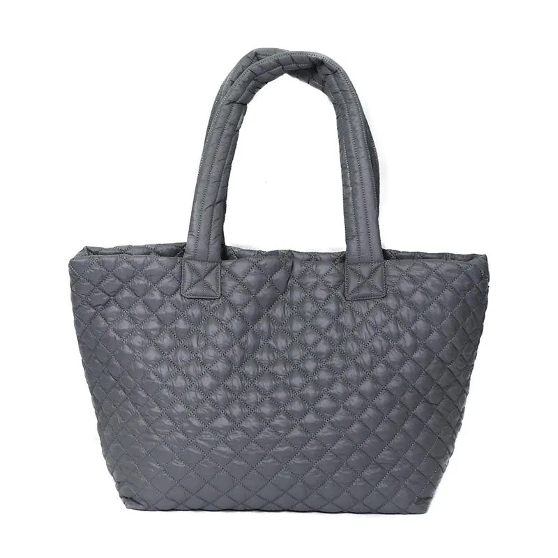 Quilted Padded Puffer Tote Bag