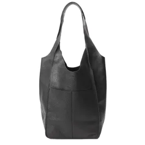 Rag & Bone Logan Black Shopper Tote