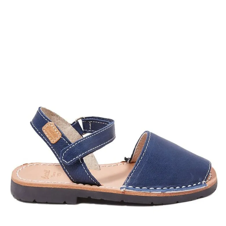 Renewed Leather Open Toe Menorcan Sandal For Unisex - Iker 1002 Tuscany