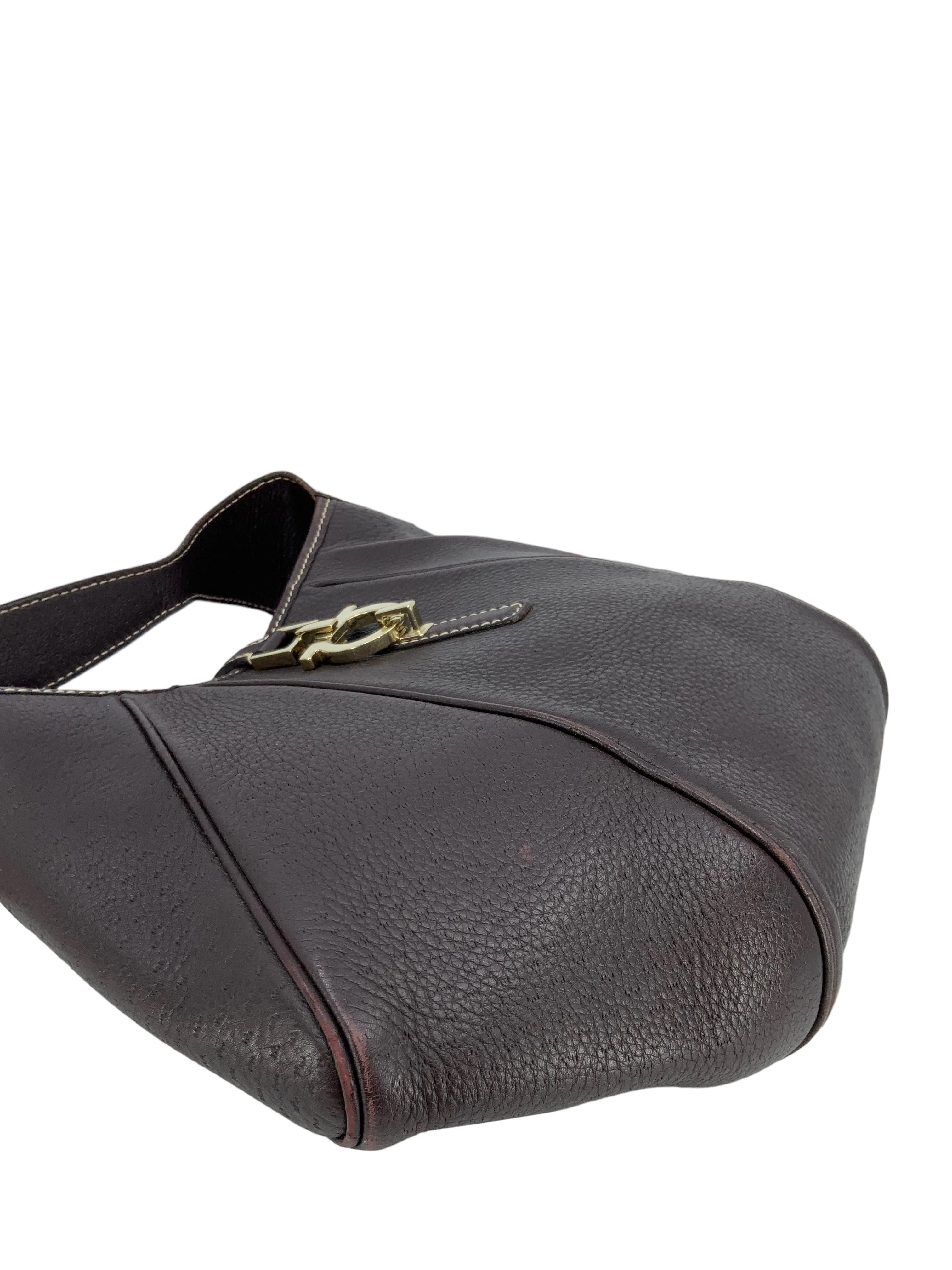 Salvatore Ferragamo Leather Hobo Bag