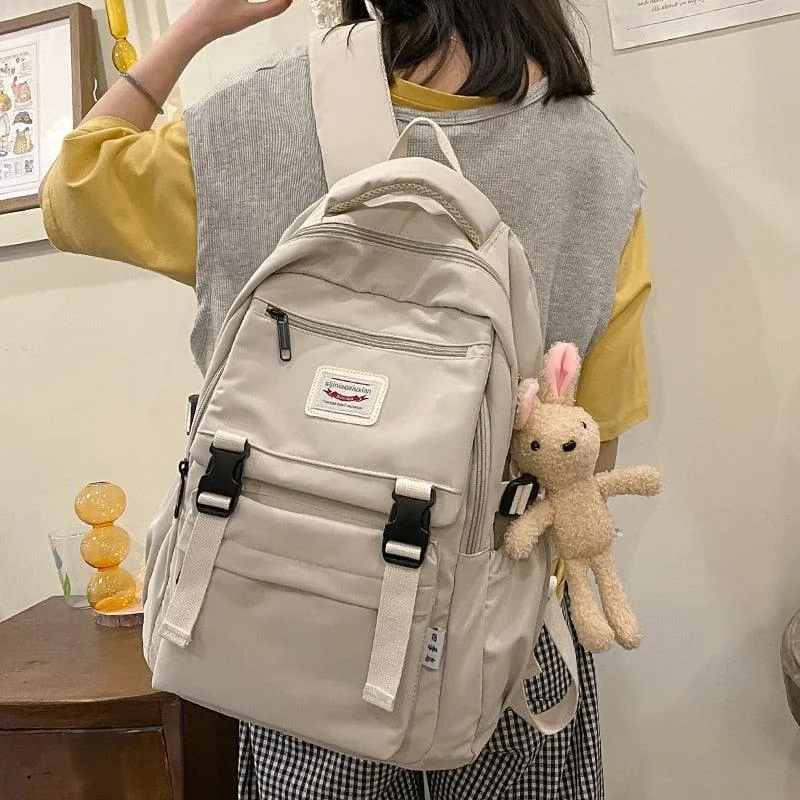 Simple Design Waterproof Nylon Women's Cool Backpack GE144