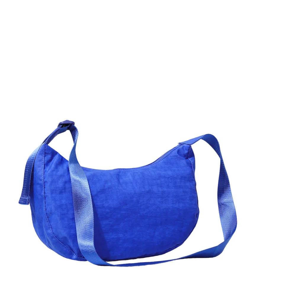 Solid Nylon Sling Bag Crossbody Bag