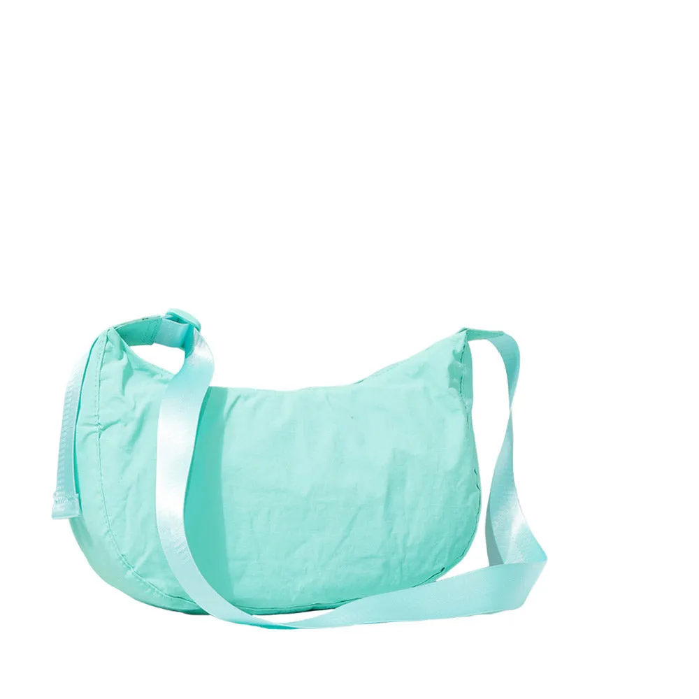 Solid Nylon Sling Bag Crossbody Bag