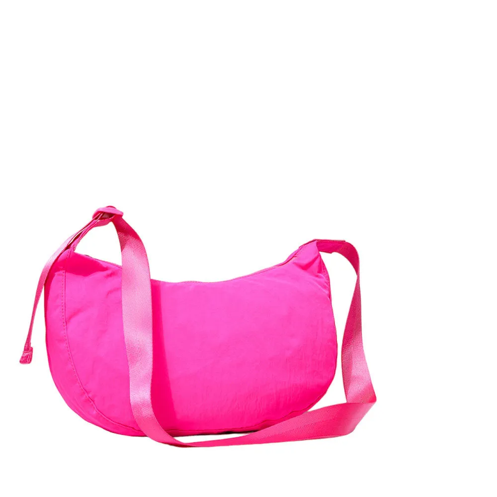 Solid Nylon Sling Bag Crossbody Bag