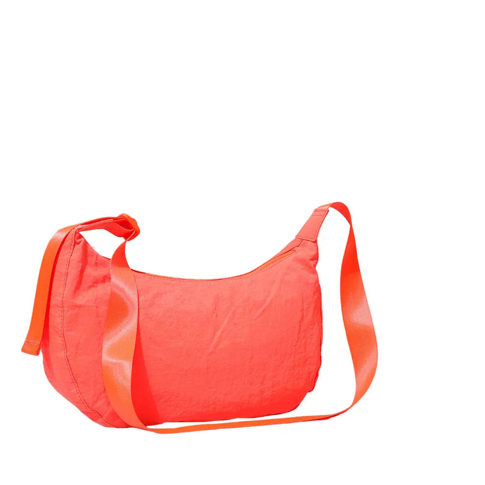 Solid Nylon Sling Bag Crossbody Bag