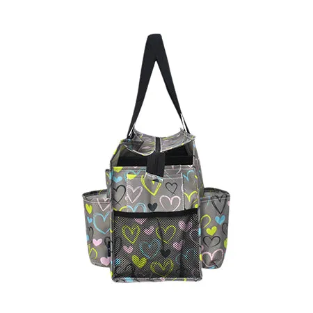 Sweet Hearts NGIL Zippered Caddy Organizer Tote Bag