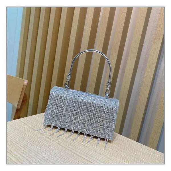 Tassel Rhinestone Handbag